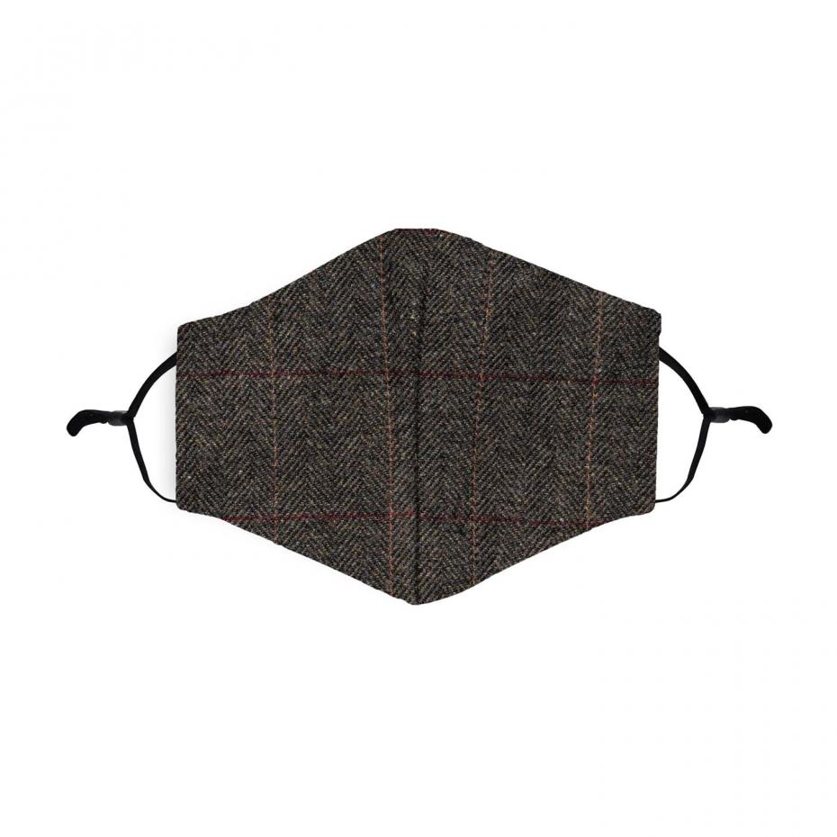 Our Tweed Masks match our tweed caps, gloves and waitcoats!